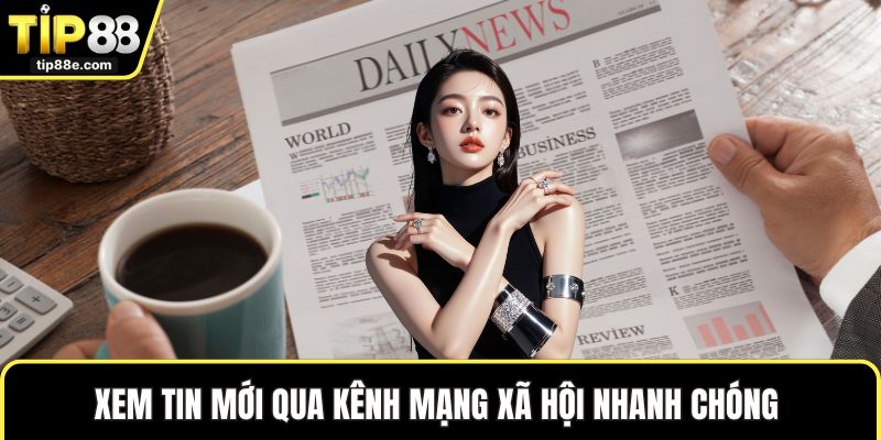 Xem tin mới qua kênh mạng xã hội nhanh chóng 